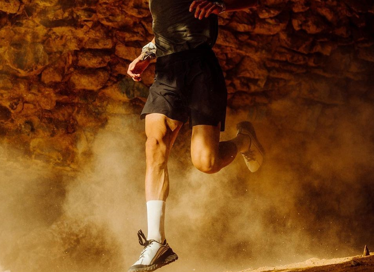 Man running, representing energy